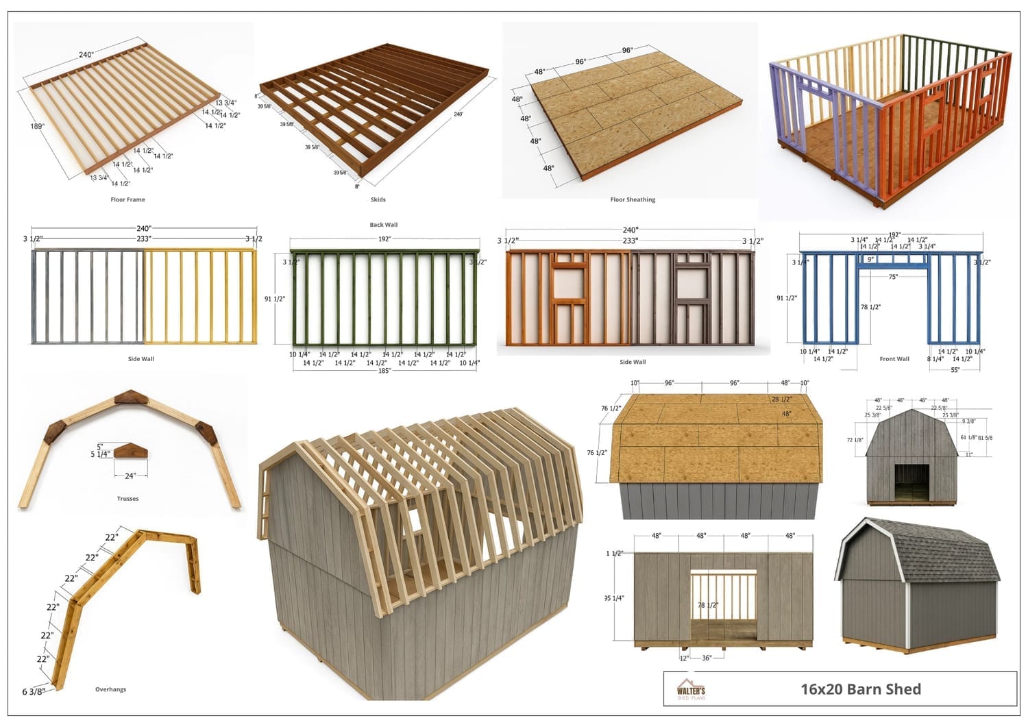 Custom shed build 6 by Handy Andy