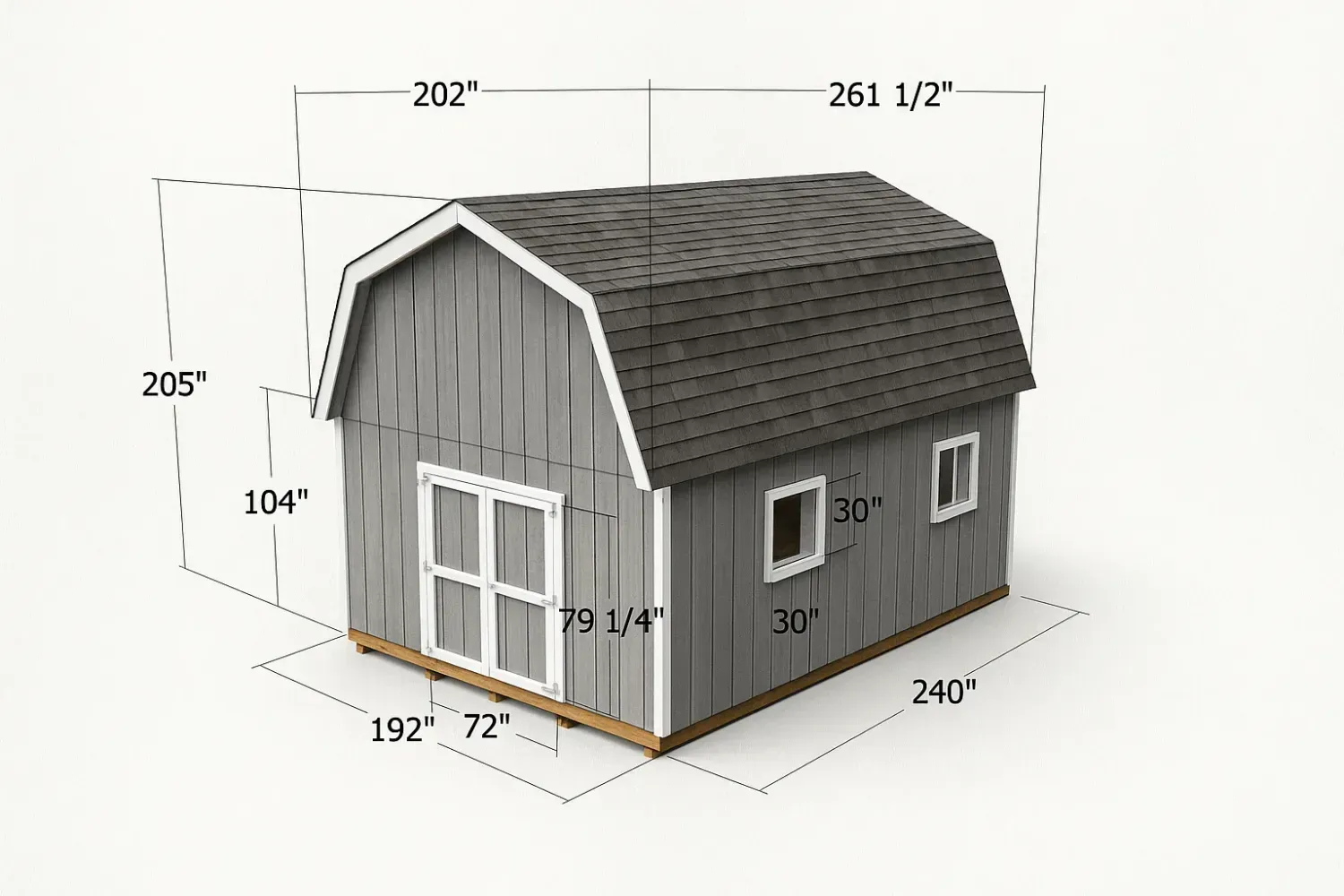 Custom shed build 4 by Handy Andy